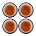 Bloomingville Bord Tatum 27cm, Set van 4 stuks - Meerkleurig