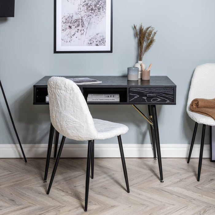 Nohr Bureau Frisco 110 x 60cm - Zwart