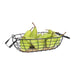 QUVIO Opbergmand / Fruitmand - Ovaal - Staal en hout