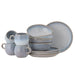 Bloomingville Serviesset Paula Set van 12 stuks - Blauw