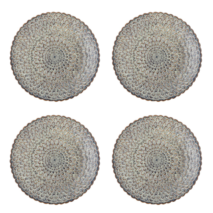 Bloomingville Bord Katrina Set van 4 stuks - Grijs