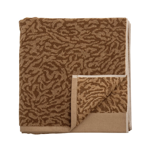 Bloomingville Handdoek Kaysa, 140 x 70cm - Bruin