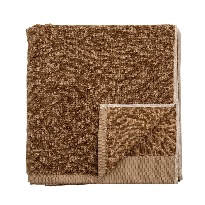 Bloomingville Handdoek Kaysa, 140 x 70cm - Bruin