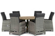 Garden Collections Bello/Sand City rond 160 cm dining tuinset 7-delig