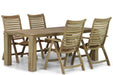 Garden Collections Birmingham/Brighton 200 cm dining tuinset 5-delig
