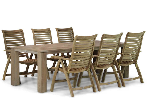 Garden Collections Birmingham/Brighton 240 cm dining tuinset 7-delig