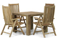 Garden Collections Canterbury/Brighton 100 cm dining tuinset 5-delig