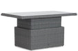 Garden Collections Hamilton loungetafel verstelbaar off black