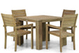 Garden Collections Liverpool/Brighton 100 cm dining tuinset 5-delig