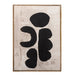 Bloomingville Wandpaneel Comma 73 x 53cm - Zwart