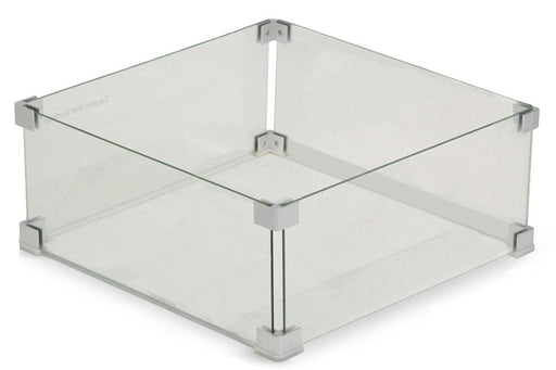 Garden Collections glasset voor inbouwbrander vierkant