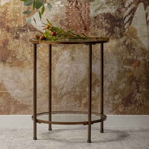 BePureHome Bijzettafel Goddess Too 46cm - Antique Brass - Rond