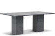Garden Collections Graniet dining tuintafel 180 x 100 cm