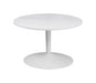 Bendt Ronde Salontafel Tempest Keramiek Marmerlook, 60cm - Wit