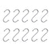 QUVIO Ophanghaken - Zilver - 6,5 cm (h) - 10 stuks