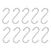 QUVIO Ophanghaken - Zilver - 9,5 cm (h) - 10 stuks