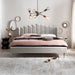Artistiq Bed Harrell Velvet, 140 x 200cm - Beige