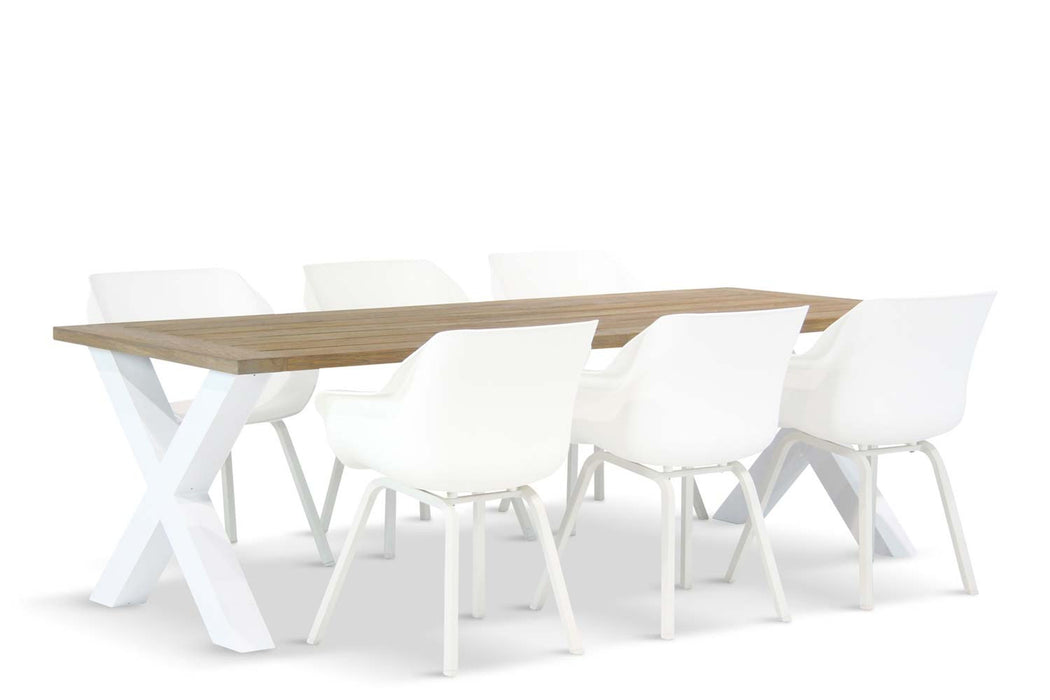 Hartman Sophie element/Cardiff 240 cm dining tuinset 7-delig - 5453