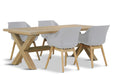 Hartman Sophie teak/Oregon 200 cm dining tuinset 5-delig