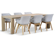 Hartman Sophie teak/Brighton 240 cm dining tuinset 7-delig - 6436