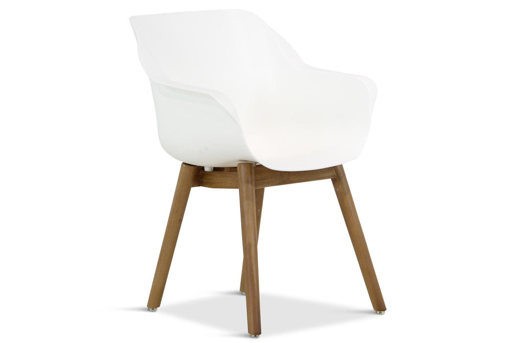 Hartman Sophie dining tuinstoel met teakpoot - 1317