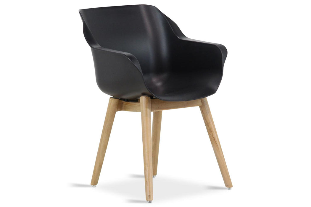 Hartman Sophie dining tuinstoel met teakpoot - 1320