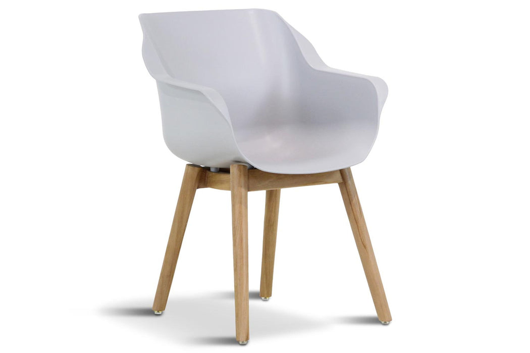 Hartman Sophie dining tuinstoel met teakpoot - 1319