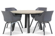 Hartman Sophie element/Derby 130 cm rond dining tuinset 5-delig