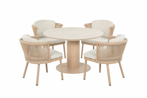 Hartman Toledo/Girona 120 cm dining tuinset 5-delig
