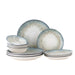 Bloomingville Serviesset Calen Set van 12 stuks - Blauw