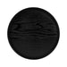 QUVIO Houten dienblad rond - Maat XL - Diameter 33 cm - Zwart