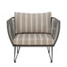 Bloomingville Outdoor Fauteuil Mundo Metaal en touw - Groen