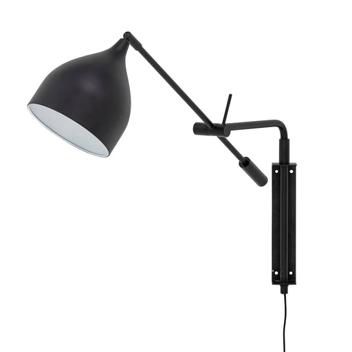 Bloomingville Verstelbare Wandlamp Lyam - Zwart - ThatLyfeStyle
