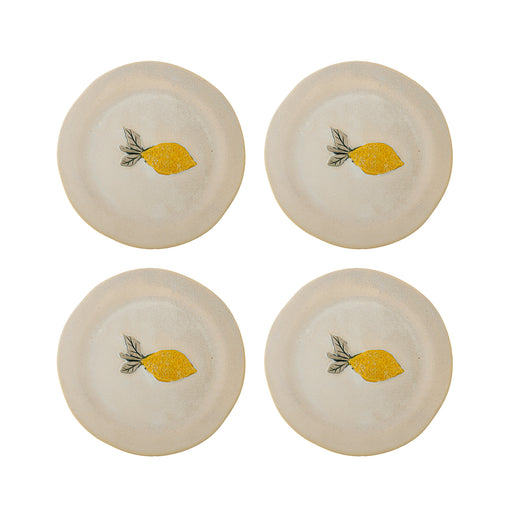 Bloomingville Bord Hadden Citroen, Set van 4 stuks - Geel - ThatLyfeStyle