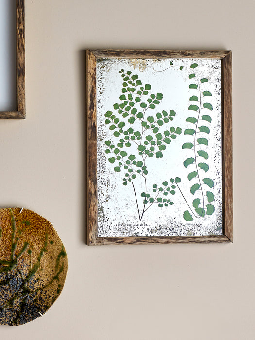 Bloomingville Wanddecoratie Tipper, Dennenhout, 46 x 35cm - Groen