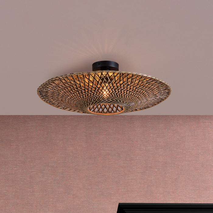 GOOD&MOJO Plafondlamp Bali Medium, Bamboe - Naturel