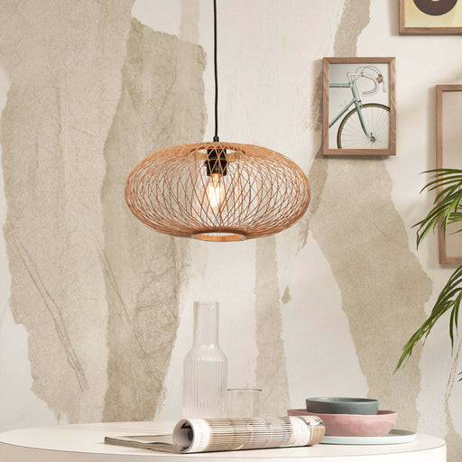 GOOD&MOJO Hanglamp Cango Bamboe, 40cm - Naturel - ThatLyfeStyle