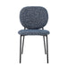 Bloomingville Eetkamerstoel Percey Chenille - Blauw