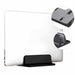 QUVIO Laptop standaard verticaal - Verstelbaar 1,4 tot 7,3 cm - Zwart