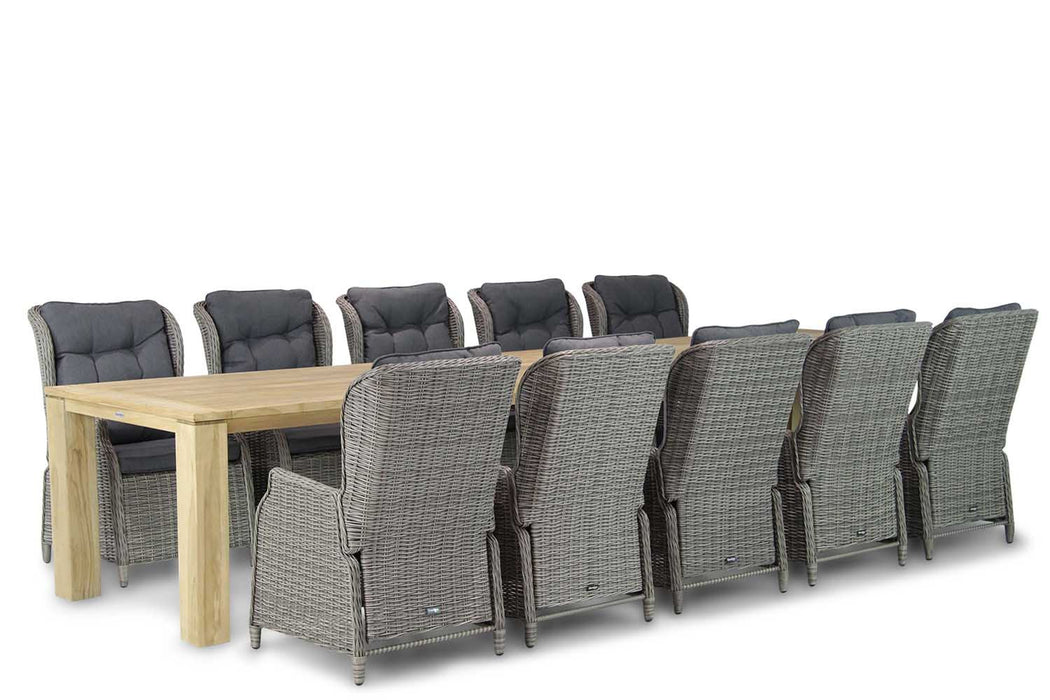 Garden Collections Edingburgh/Brighton 400 cm dining tuinset 11-delig