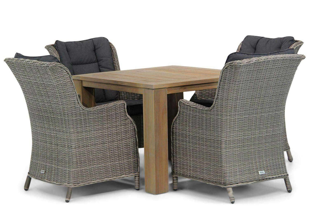 Garden Collections Aberdeen/Brighton 100 cm dining tuinset 5-delig
