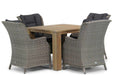 Garden Collections Aberdeen/Brighton 100 cm dining tuinset 5-delig