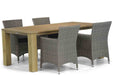 Garden Collections Dublin/Brighton 200 cm dining tuinset 5-delig
