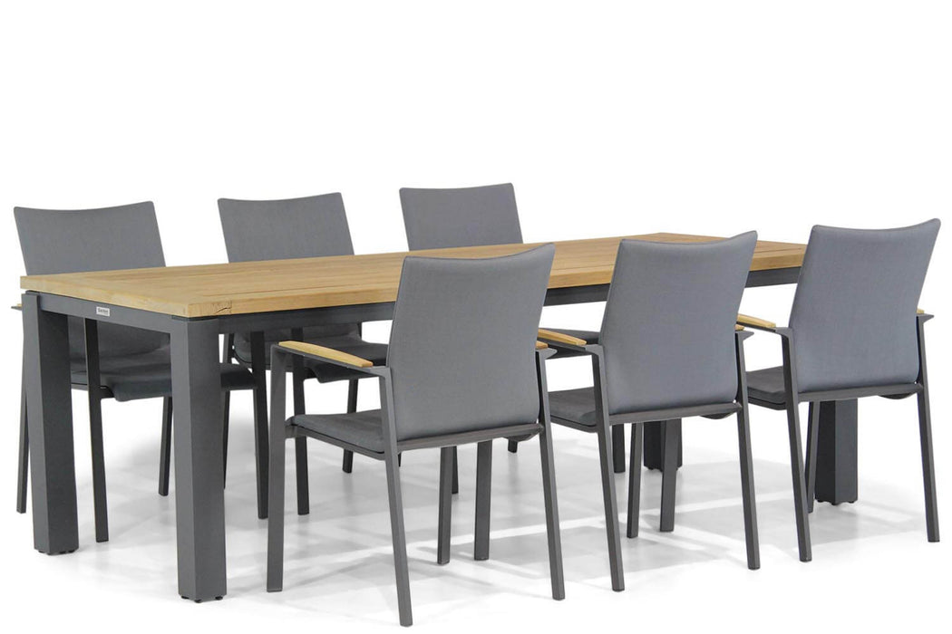 Lifestyle Brandon/Veneto 230 cm dining tuinset 7-delig - 9901