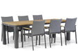 Lifestyle Brandon/Veneto 230 cm dining tuinset 7-delig - 9901