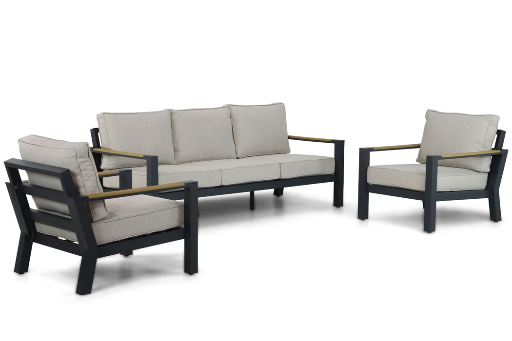 Lifestyle Bilbao stoel-bank loungeset 3-delig - 22135
