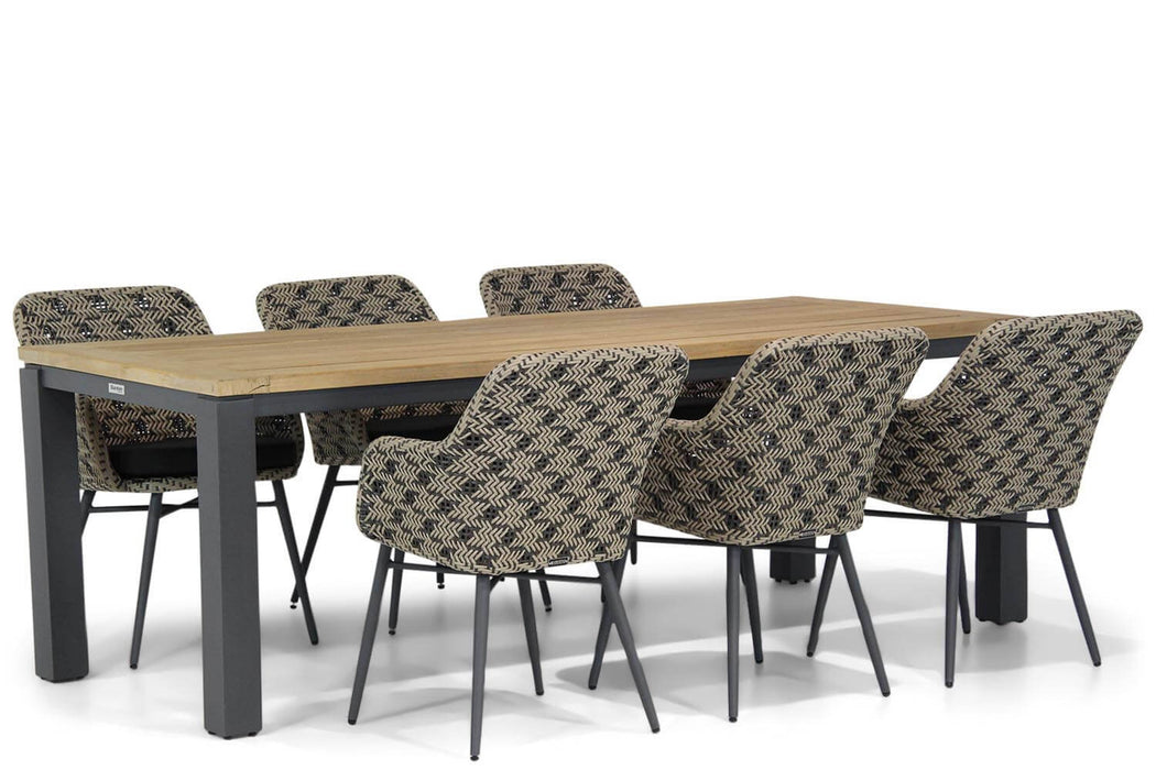 Lifestyle Crossway/Veneto 230 cm dining tuinset 7-delig - 9983