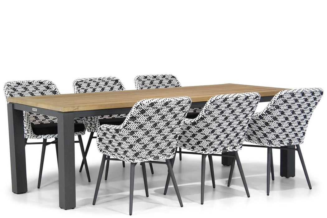Lifestyle Crossway/Veneto 230 cm dining tuinset 7-delig - 9934