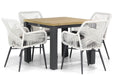 Lifestyle Advance/Veneto 90 cm dining tuinset 5-delig - 10169