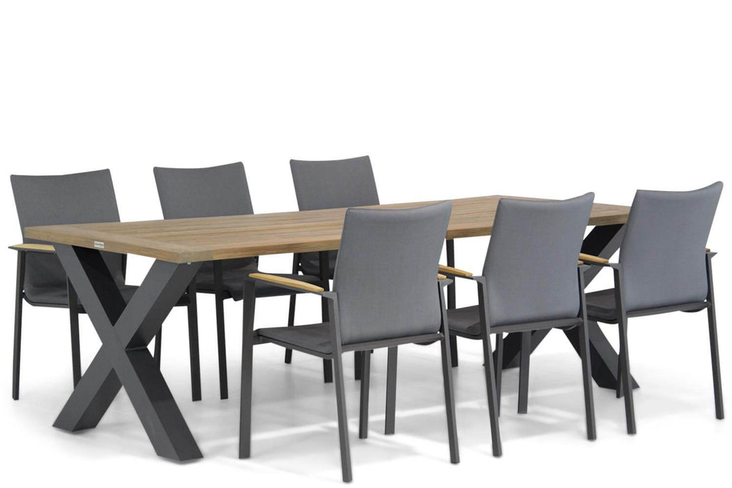 Lifestyle Brandon/Cardiff 240 cm dining tuinset 7-delig - 10371